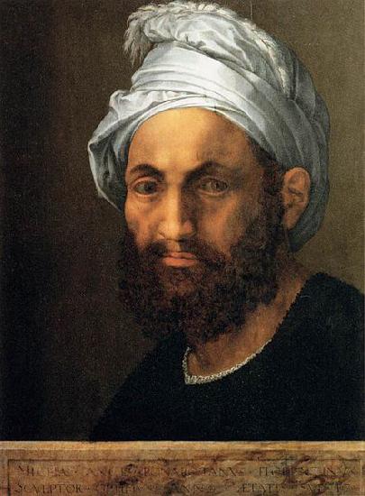 Baccio Bandinelli Portrait of Michelangelo Norge oil painting art
